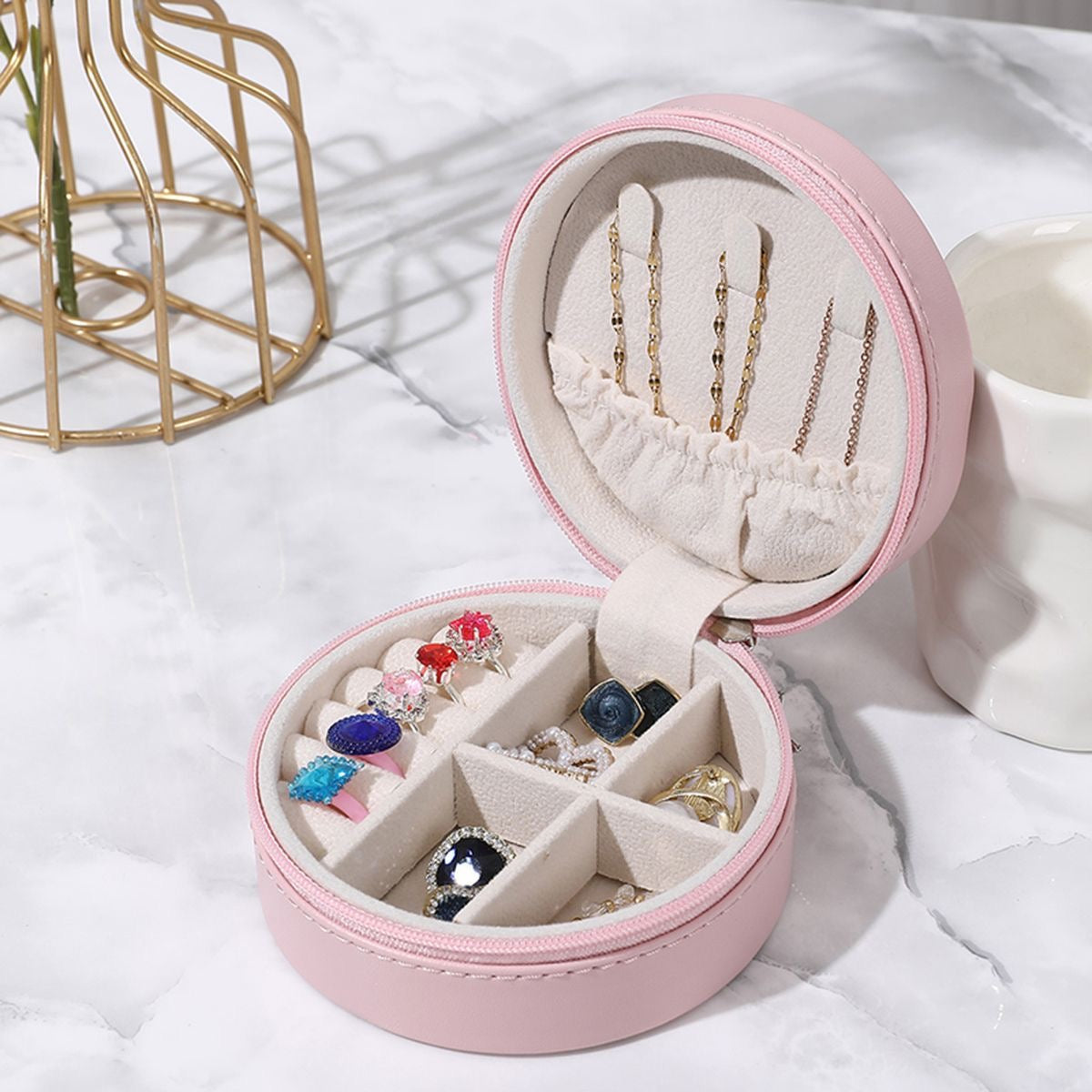 Round Shape Jewelry Organizer