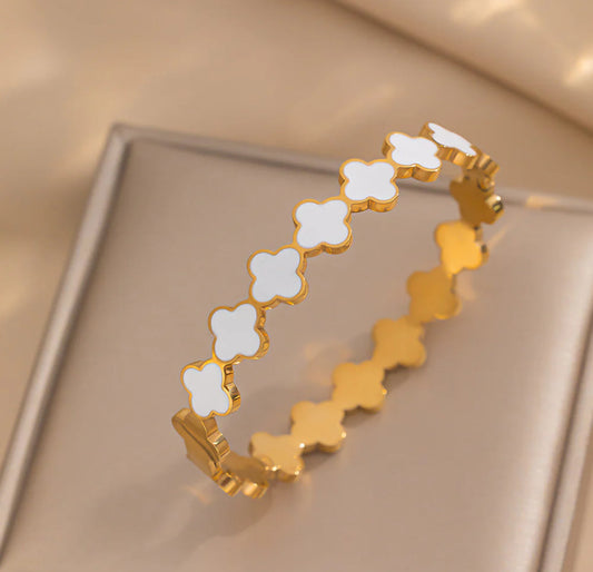 White clover bangle