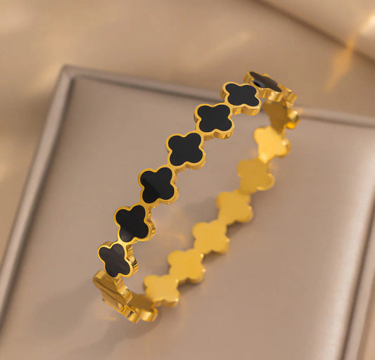 Black clover bangle
