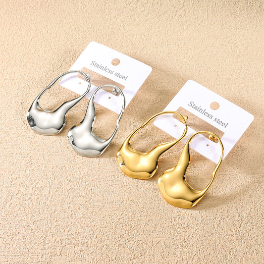 Modern Abstract Stainless Steel Earrings